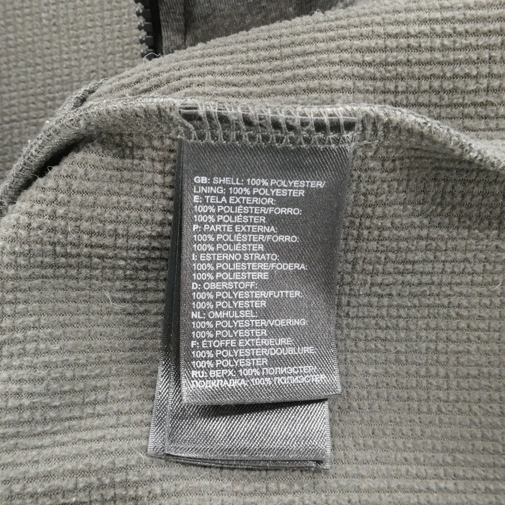 The North Face Mens Windwall Jacket‎ Small Gray Zip Pockets Hiking Active